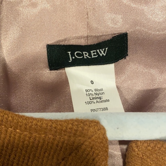 J.Crew wool blazer  coat size 0 - Picture 5 of 5